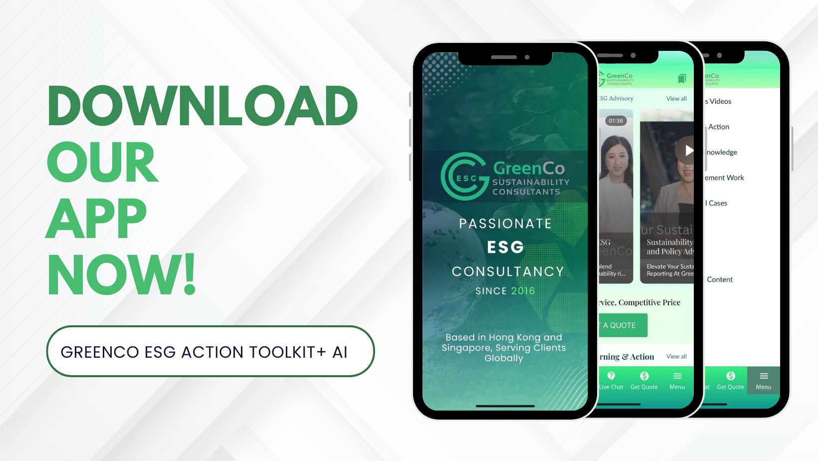 download greenco esg app