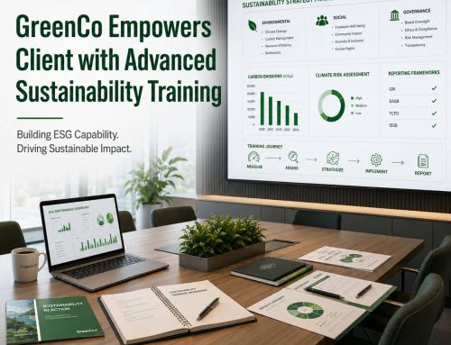 GreenCo Empowers Client with Advanced Sustainability Training